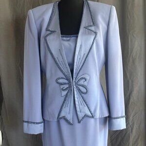 Oleg Cassini Lavender 2-Piece Suit